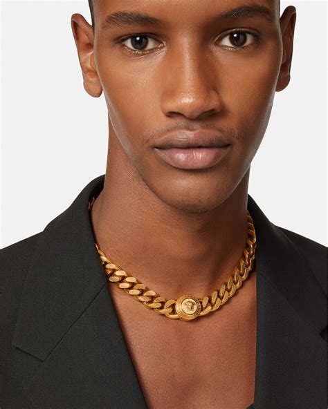 versace medusa chain buy|versace medallion chain necklace.